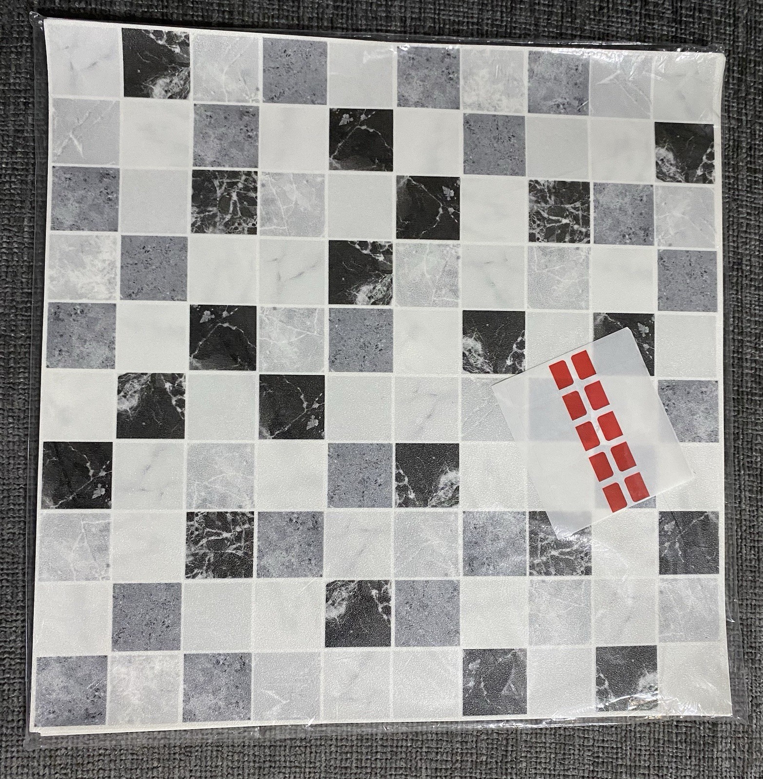 10PCs.Peel & Stick Adhesive And Floor Marble Tiles Designed,12 X 12 Inches