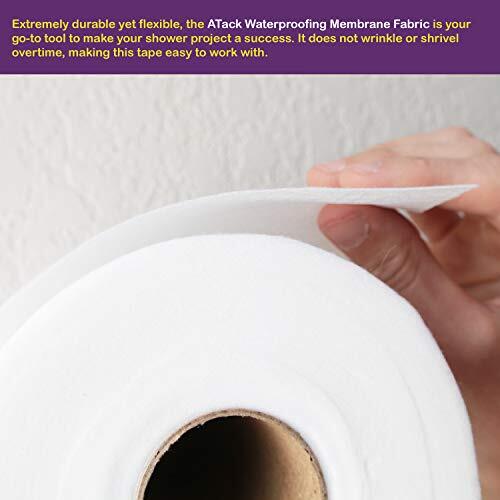 Fiberglass Waterproofing Anti-Fracture Membrane Fabric Sheet, 6 Inches x 75