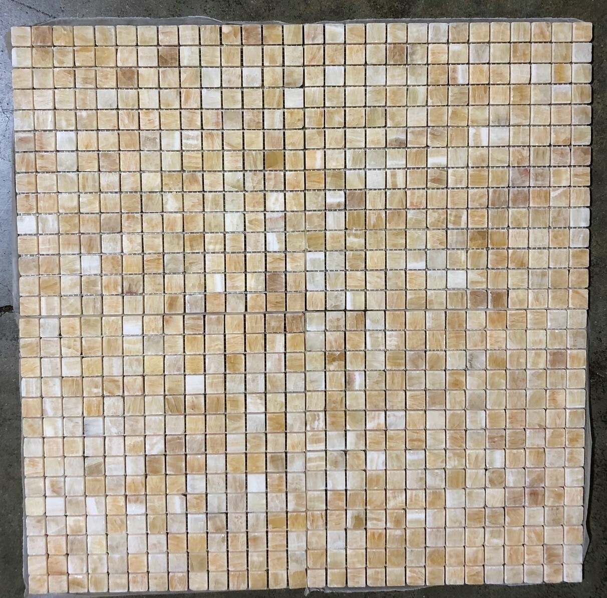 12×12 Tile Mosaic Honey Onyx Remodel Stone Backsplash BOX OF 5 Tiles T-31