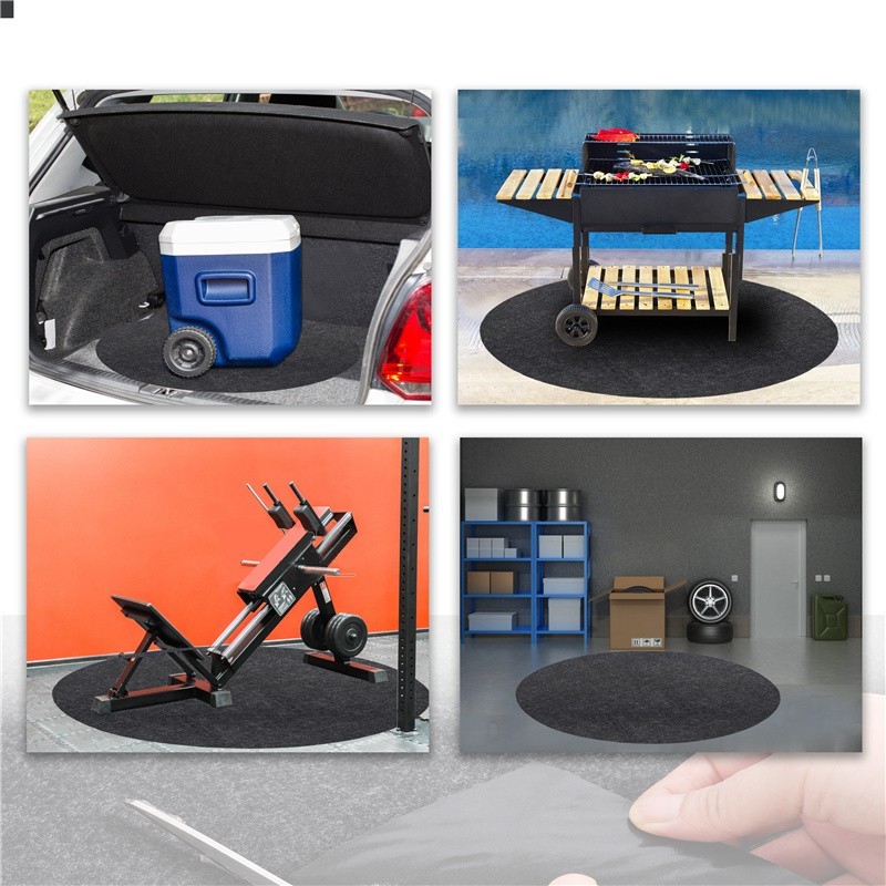 Multi-Purpose Oil Spill Mat Garage Floor Under Car Protects Absorbent Oil Pad