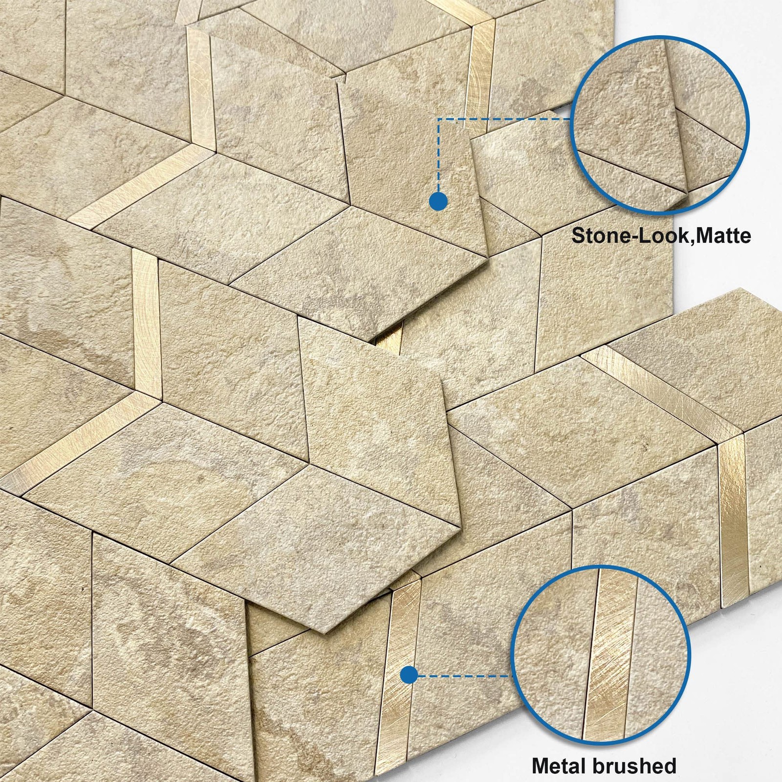 MOFIT Peel and Stick Backsplash for Kitchen,3D Wall Panel Peel and Stick Tile…