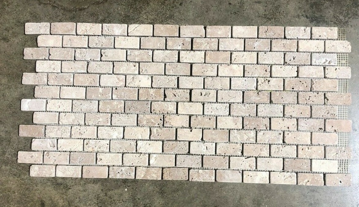 Tile Noce Travertine Backsplash Kitchen Wall Tile About 3×3 SAMPLE PIECE TS-36