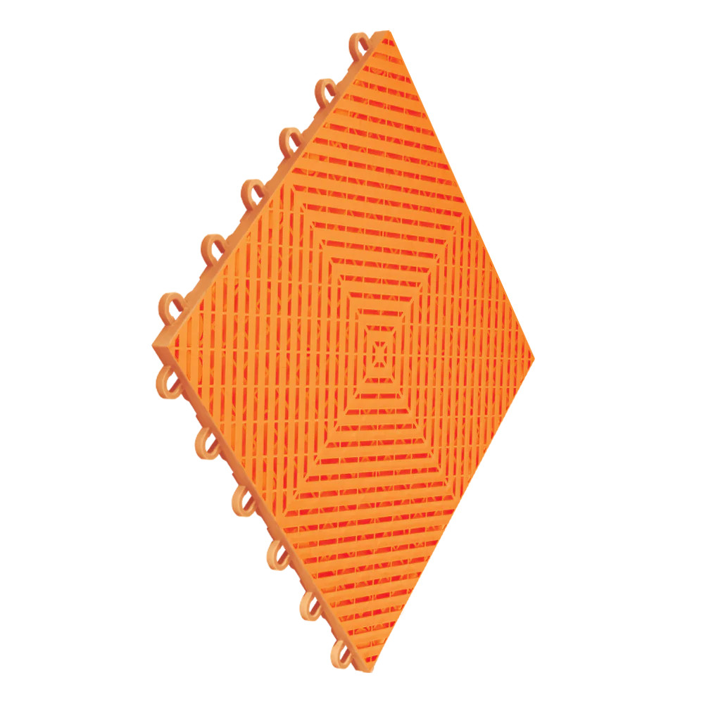 Ribtrax Smooth 12-SERIES Tropical Orange 12”x12” 10-pack ( 10 SF per 10-pack )