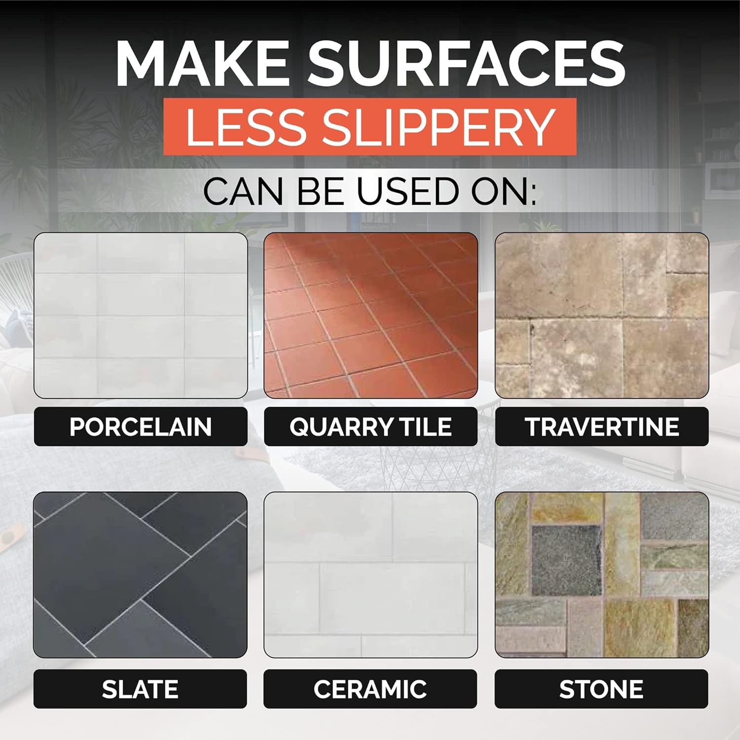 Stone Grip Industrial (Quart) Non-Slip Floor Treatment for Tile and to…