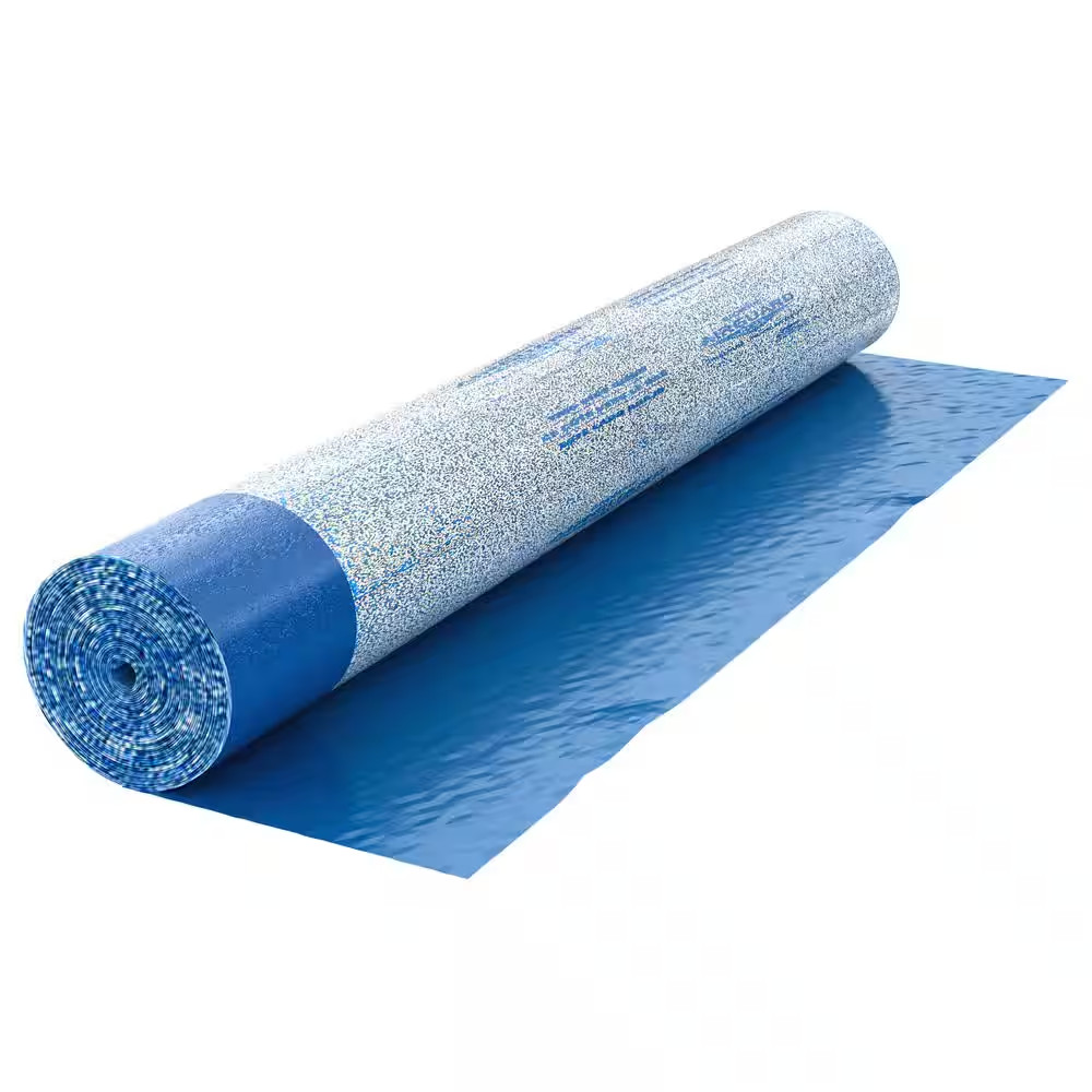 Airguard 100 Sq. Ft. 40 In. X 30 Ft. X 2 Mm 5-In-1 Underlayment with Microban fo