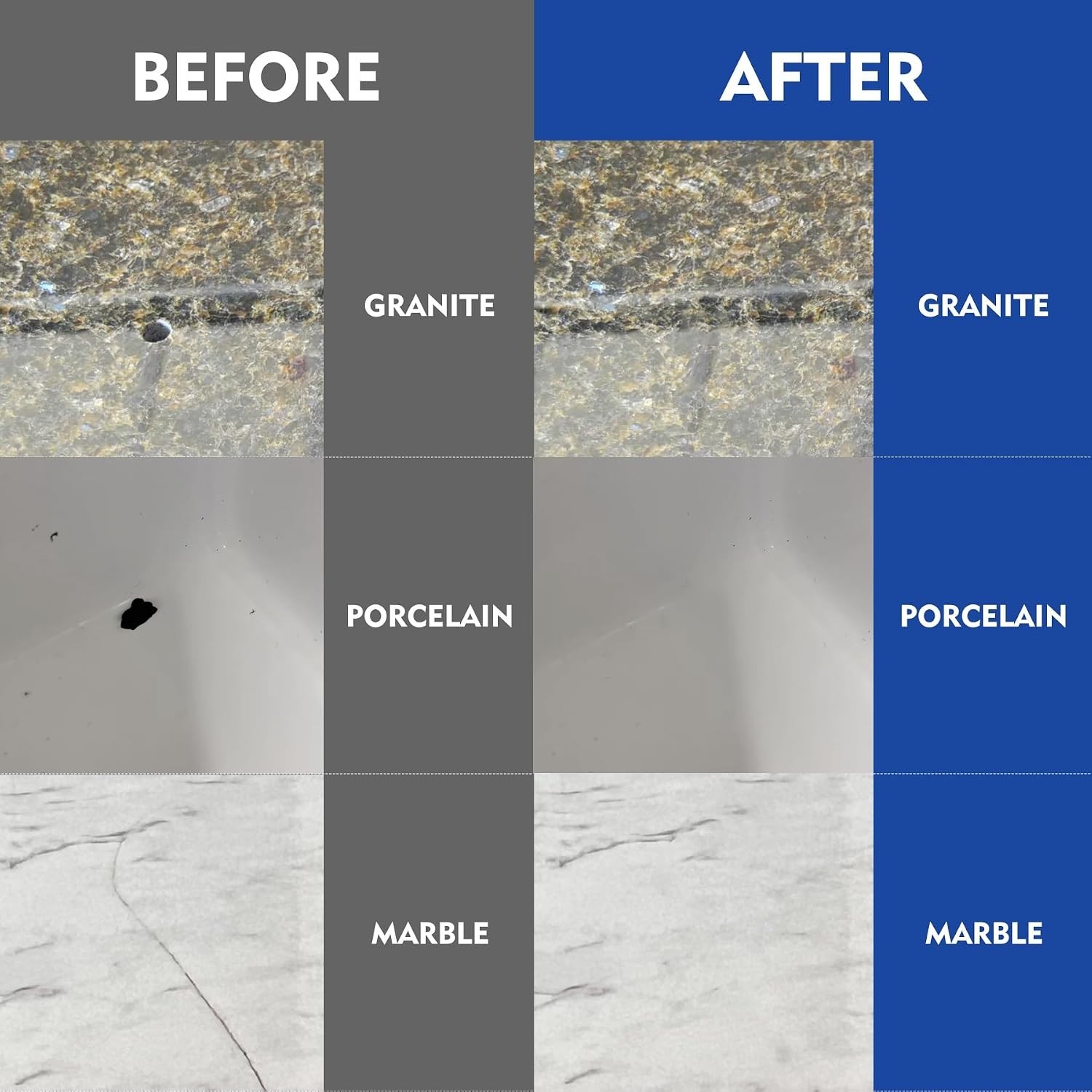 Fast-Drying Color Match Tile Repair Paste for Acrylic, Granite & More – 3.4 oz