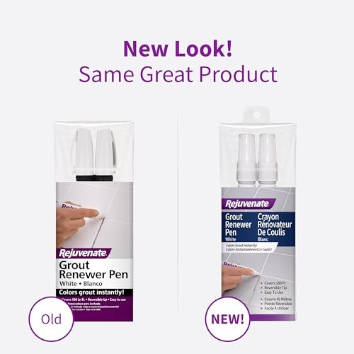 Grout Renewer Pen, White Grout Paint Pen, Instantly Restores Grout Co