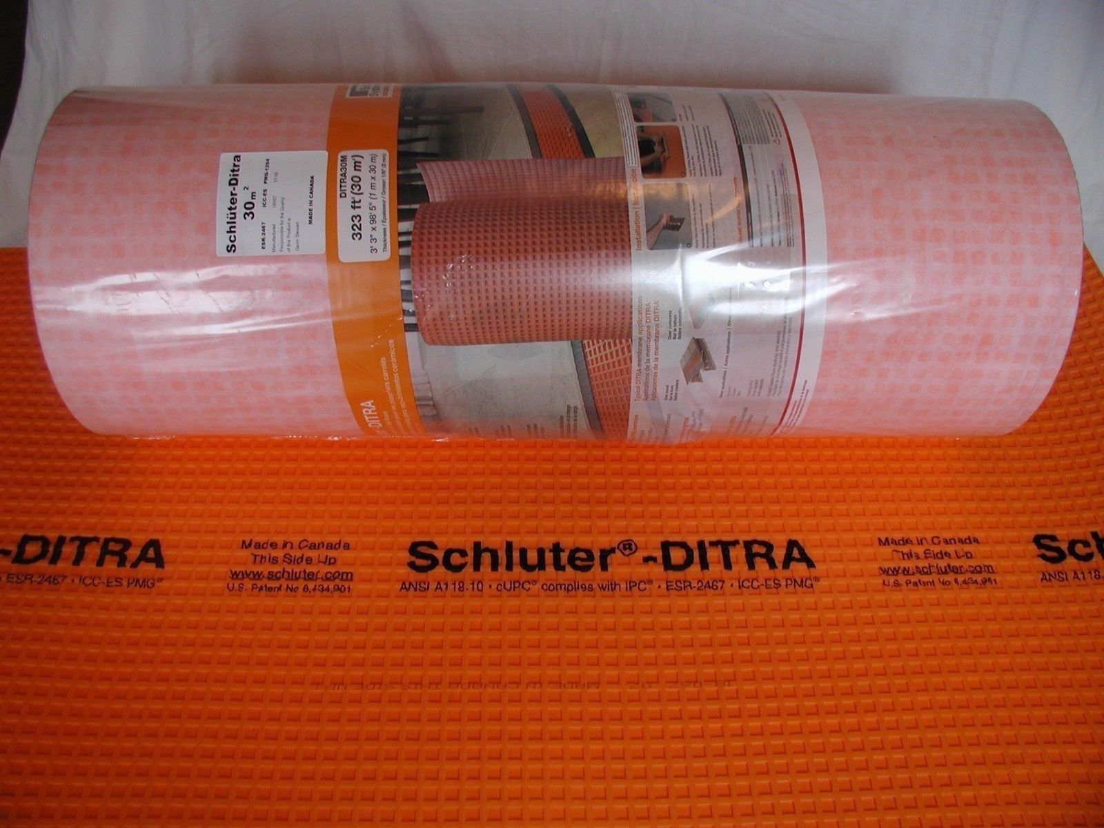 Schluter DITRA Underlayment-323sf Full Roll – LOCAL PICKUP ONLY in Shorewood, IL
