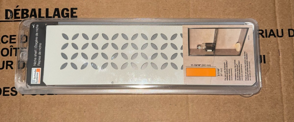 Schluter SHELF-N – Floral Design – Greige – SNS1D5TSBG