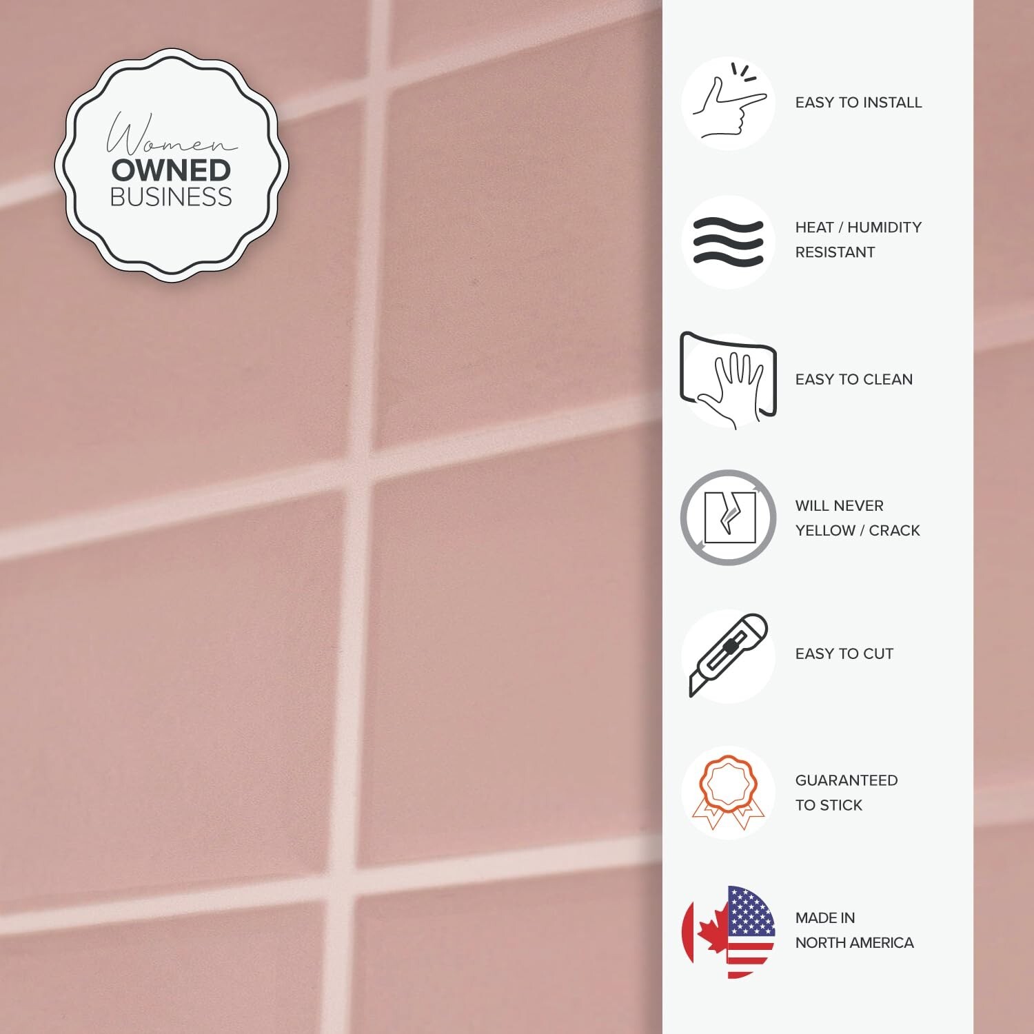 SMART TILES Peel and Stick Backsplash – 5 Sheets of 11.43″ x 9″ – 3D Adhesive…