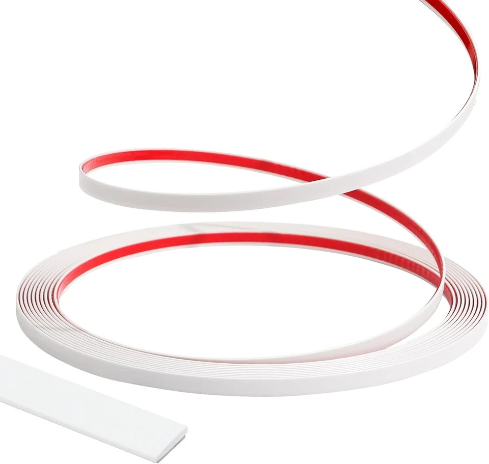 0.25In × 20Ft Peel and Stick Wall Molding Trim – Flexible Self Adhesive Molding
