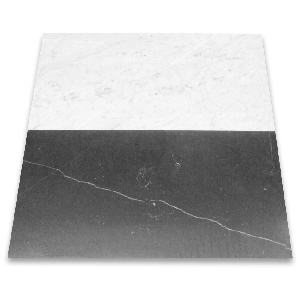 C48H 12×24 Carrara Marble Wall Floor Tile Honed White Carrera Venato Bianco