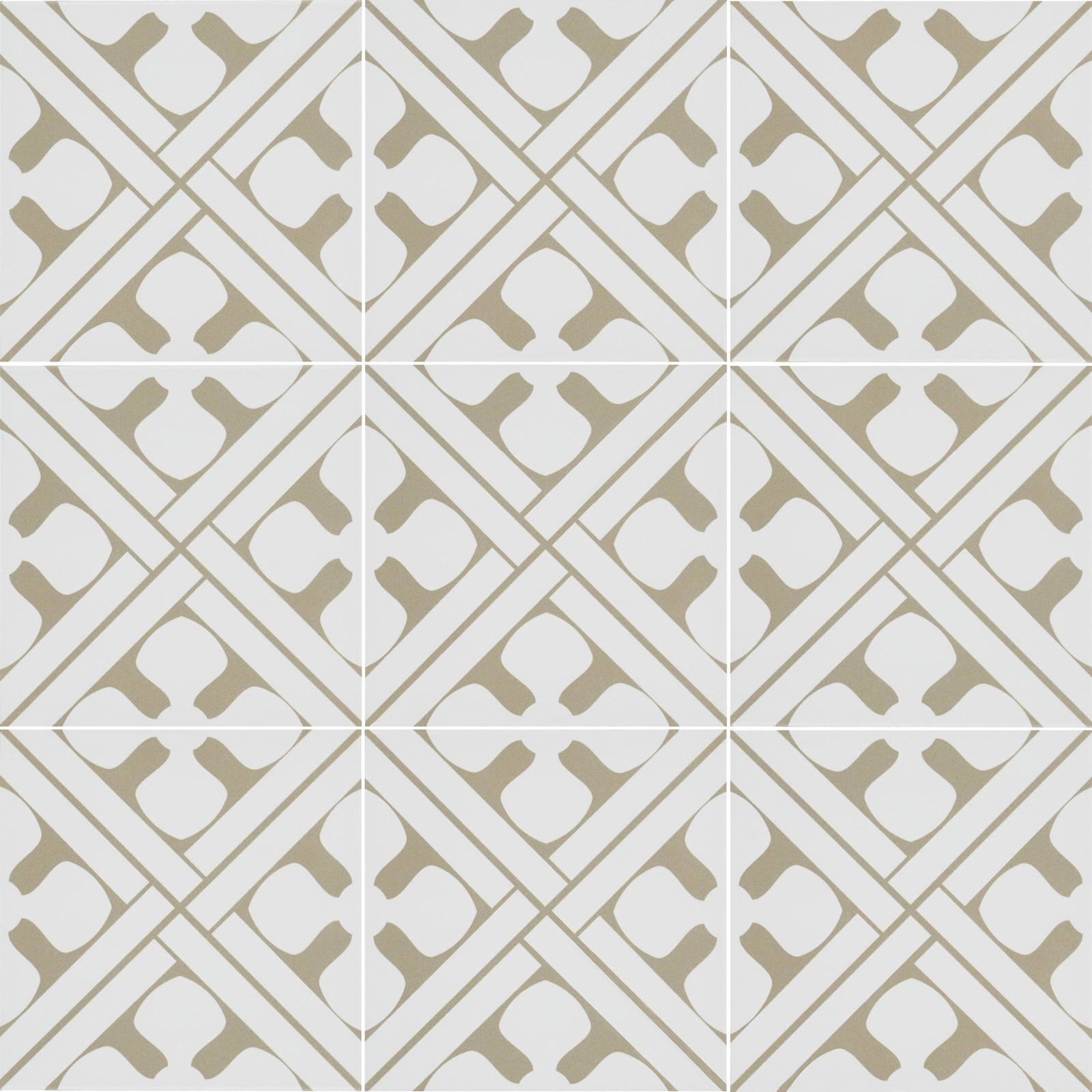Ackland AKNPTAMA8X8M-CA Amara – 8″ x 8″ Porcelain Encaustic Floor – Elise