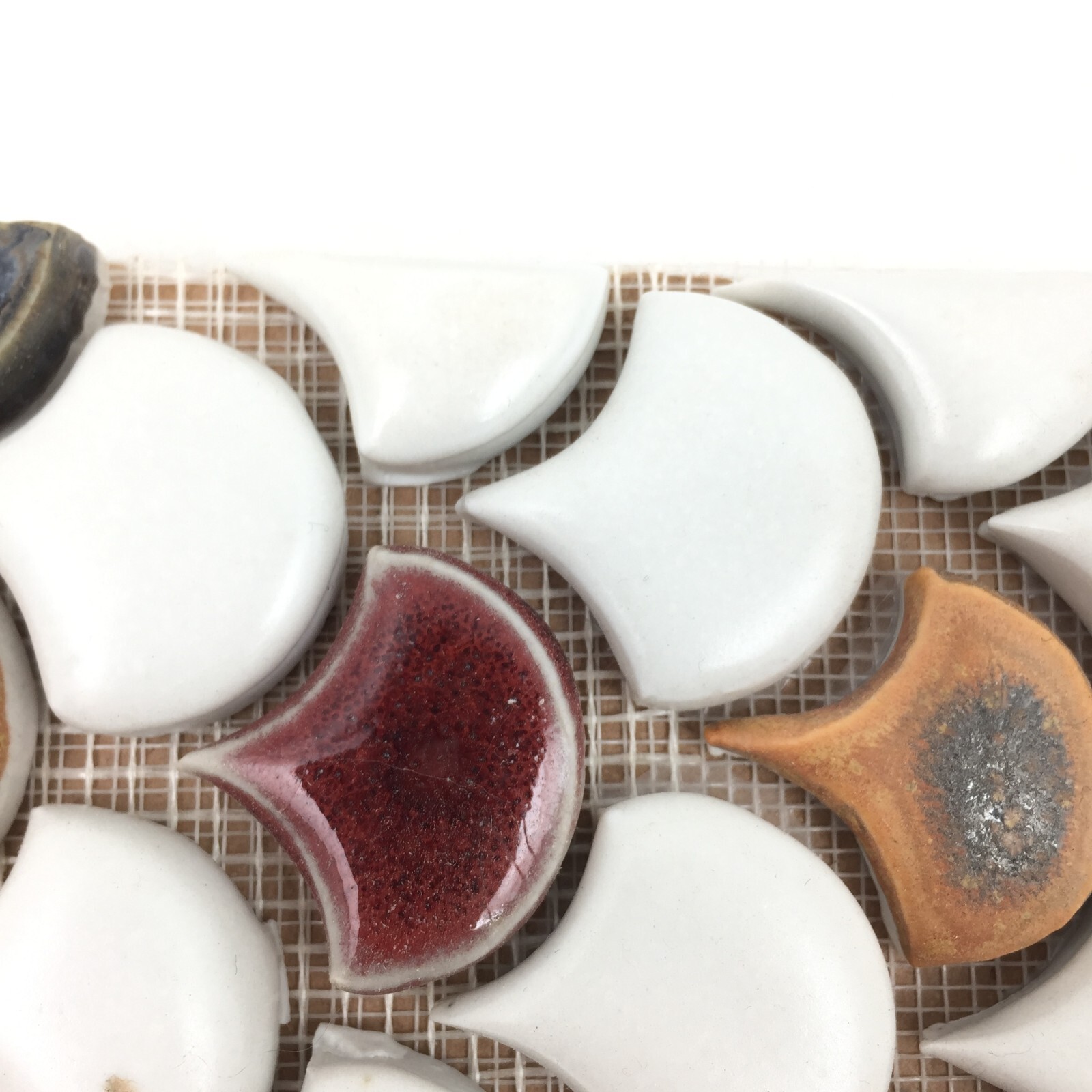Handmade Ceramic Tile Mosaic Feature Panel Ready To Install 5.75″ x 5.75″ x 3/8″