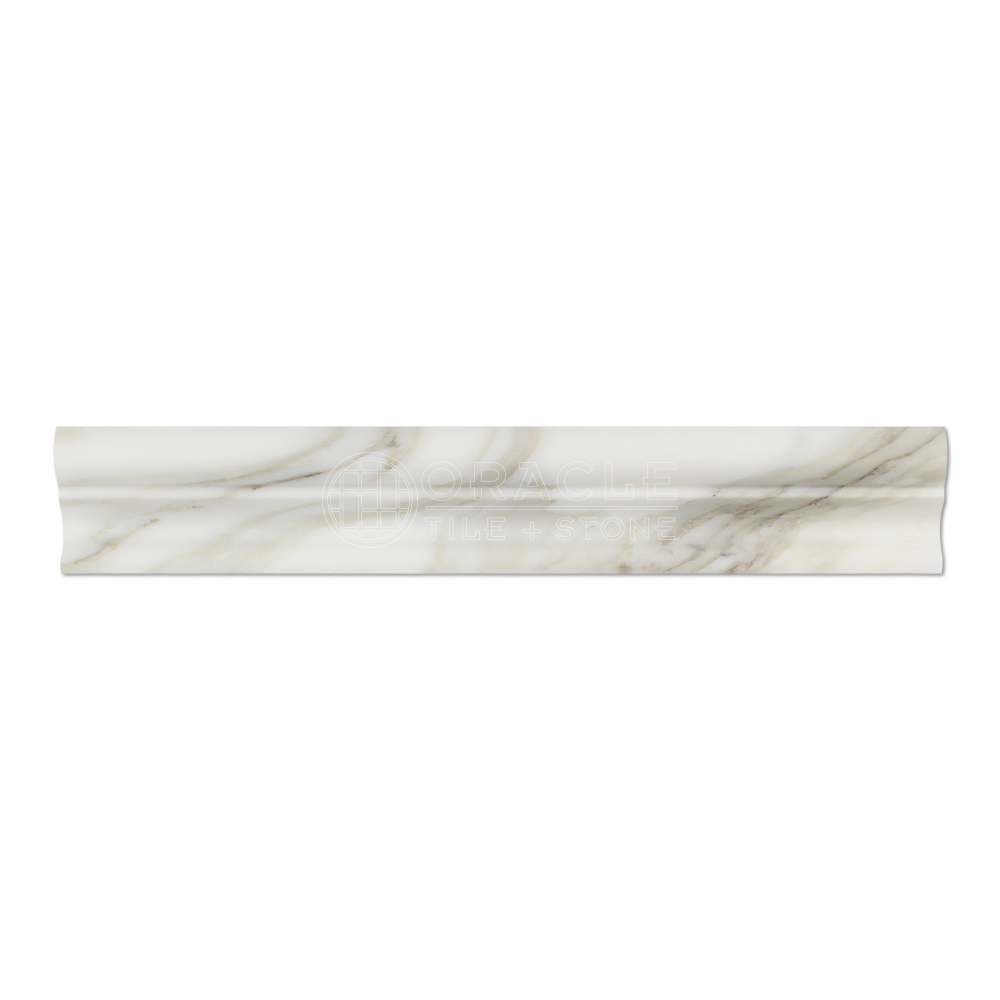 Calacatta Gold (Italian Calcutta) Marble Crown Mercer Trim Molding
