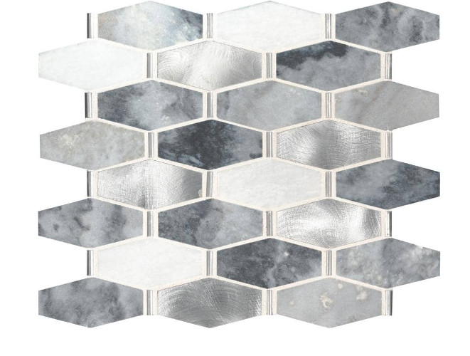 MSI Ankara 12.25 in. x 14.75 in. Textured Multi-Surface Metal Look Wall Tile