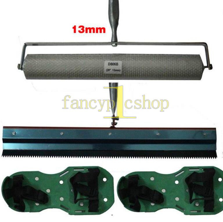 Cement Self-leveling Kit Tool Epoxy Floor Paint Roller Blade Spike Construction