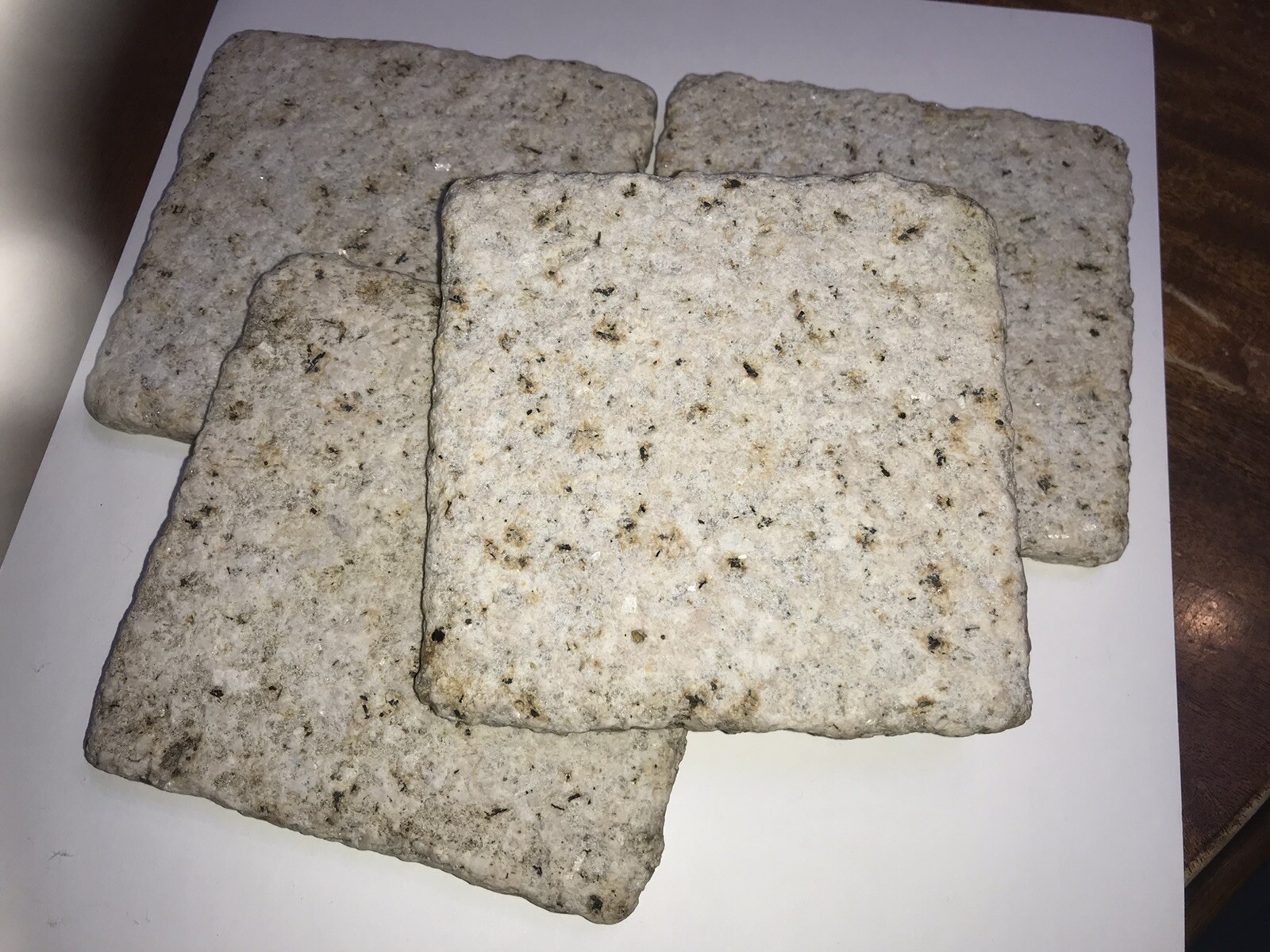 4”x4” Granite tile Tumbled 10x You Get 10 Items￼