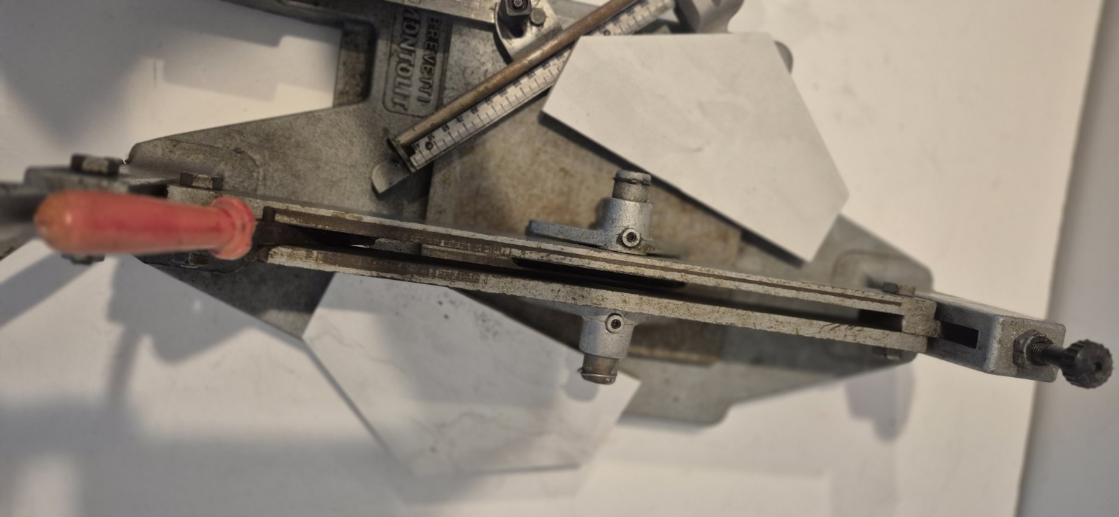 Vintage Brevetti Montolit Italian Manual Tile Cutter Tested And Works