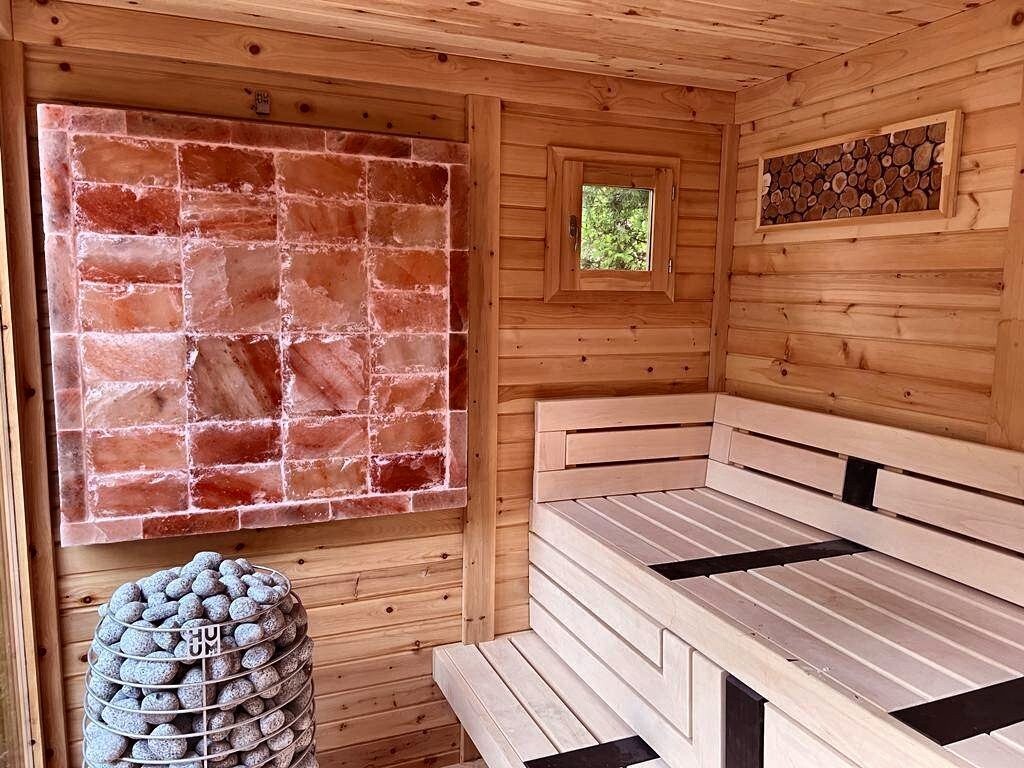 Himalayan Salt Bricks Pack of 6 8x4x2 Pink Salt Wall Blocks Spa Sauna Home Decor