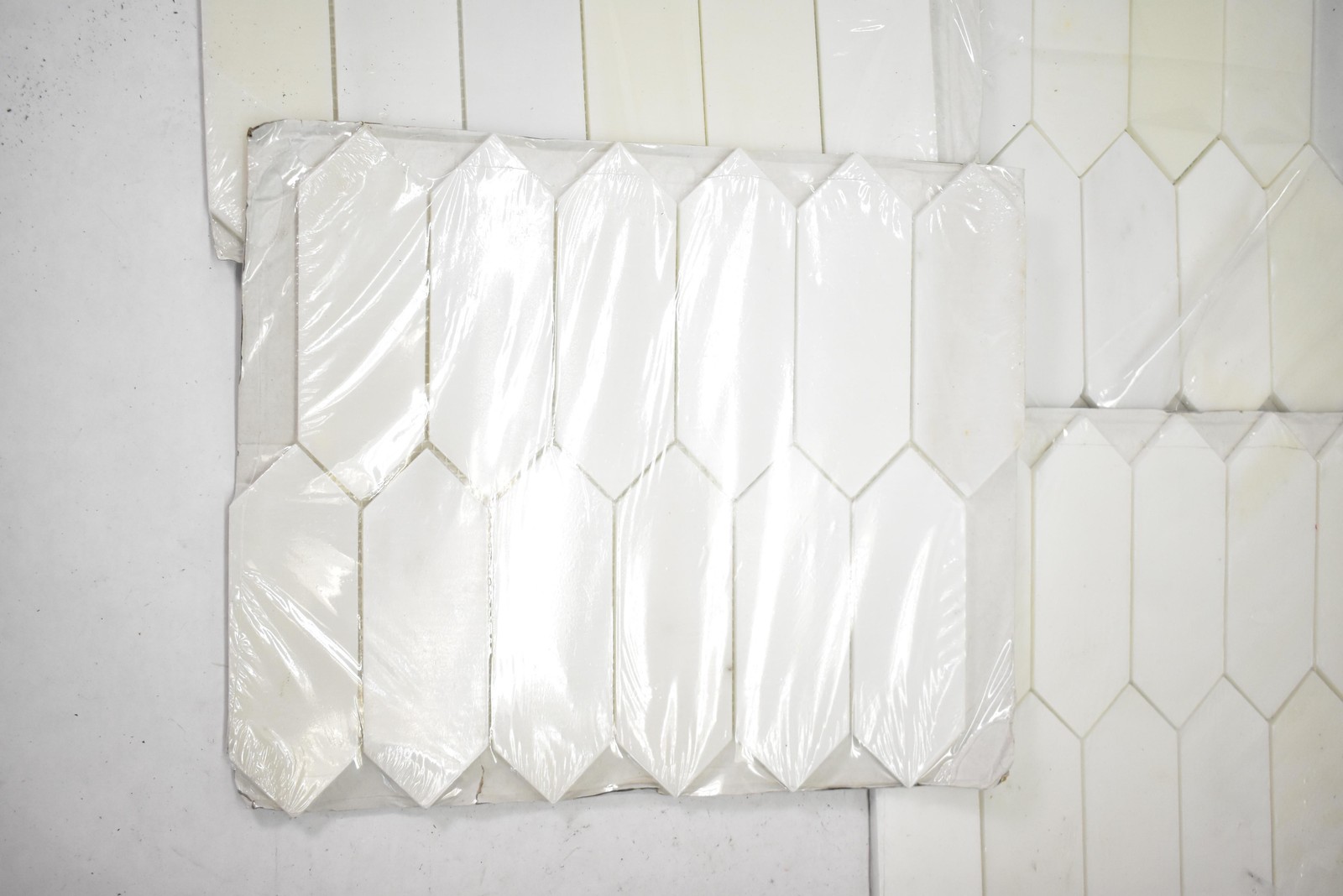 5 Suburbs Marble Mosaic Wall Floor Tile White 10×12.375 Hexagon Lot Home Decor