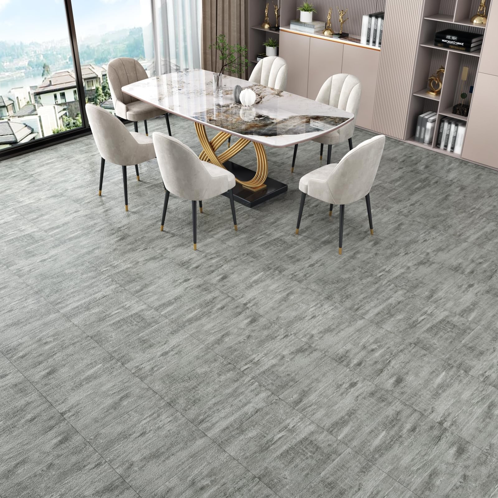 WESTICK Peel and Stick Floor Tiles 20 PCS Durable Thick Wood Backsplash Tile Wat