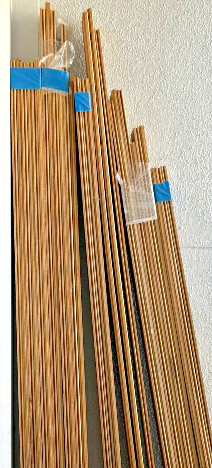 Natural Oak Wood Planks 48 Square Feet – New – 3″ Wide x 1/2″ wide
