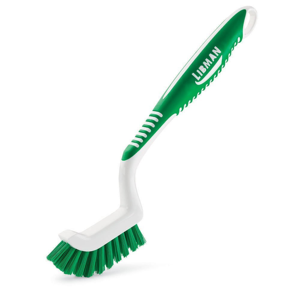 Libman Commercial 18 Tile and Grout Brush, Polypropylene, 9.75″ Total Length,…