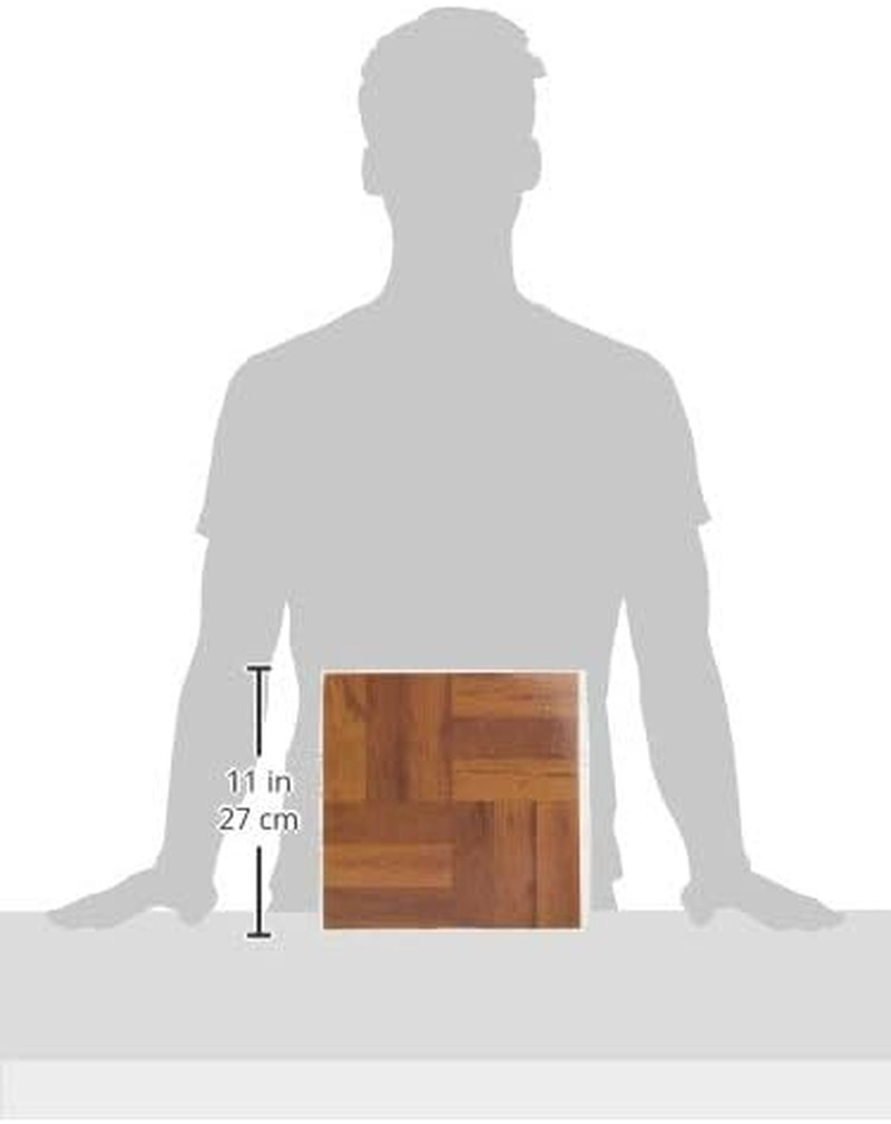Nexus Self Adhesive 12-Inch Vinyl Floor Tiles, 20 Tiles – 12″ x 12″, 3 Finger Me