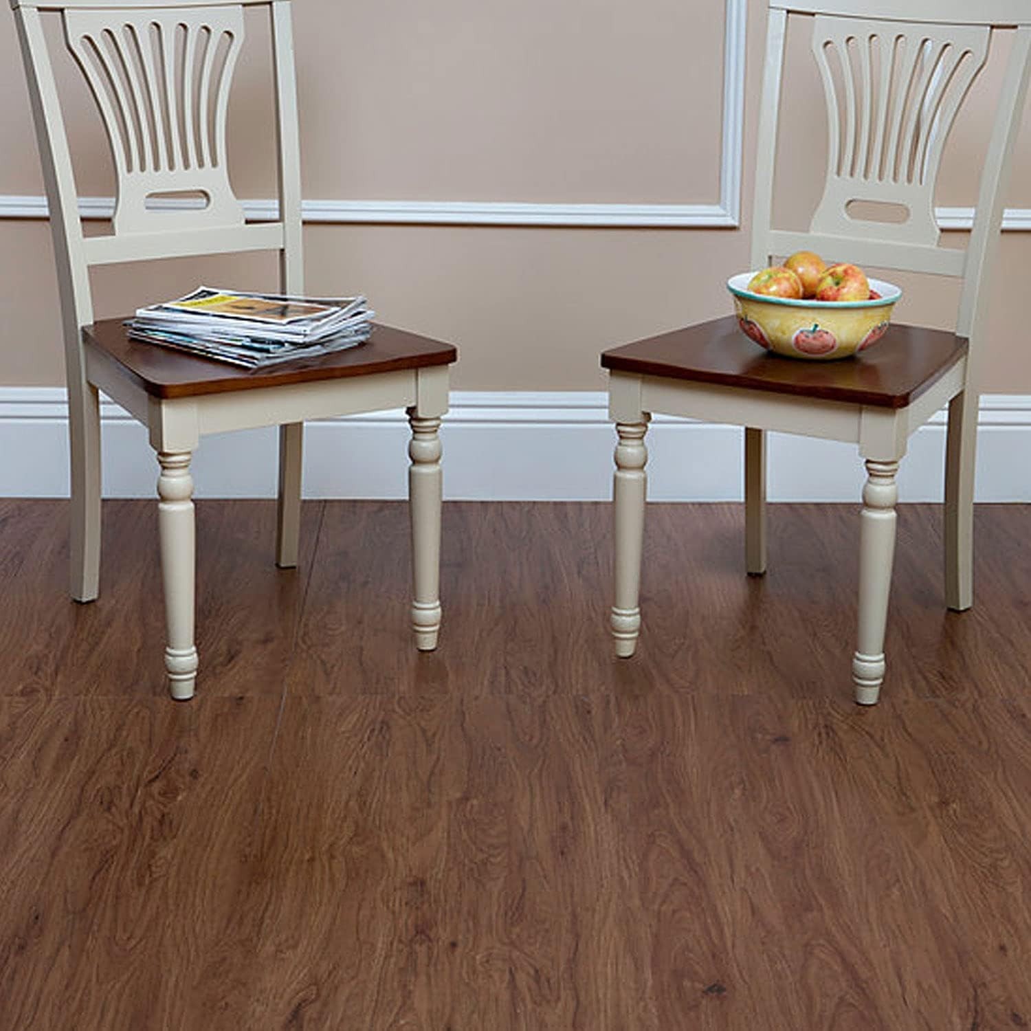 Peel & Stick Vinyl Plank Flooring Wood Look Easy Installation 10 Planks New Sear