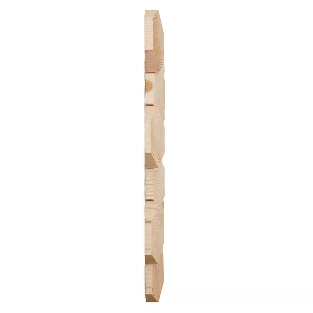 11-7/8 In. W X 11-7/8 In. H X-1/2 In. P Small Honeycomb Wood Mosaic Wall Tile, P