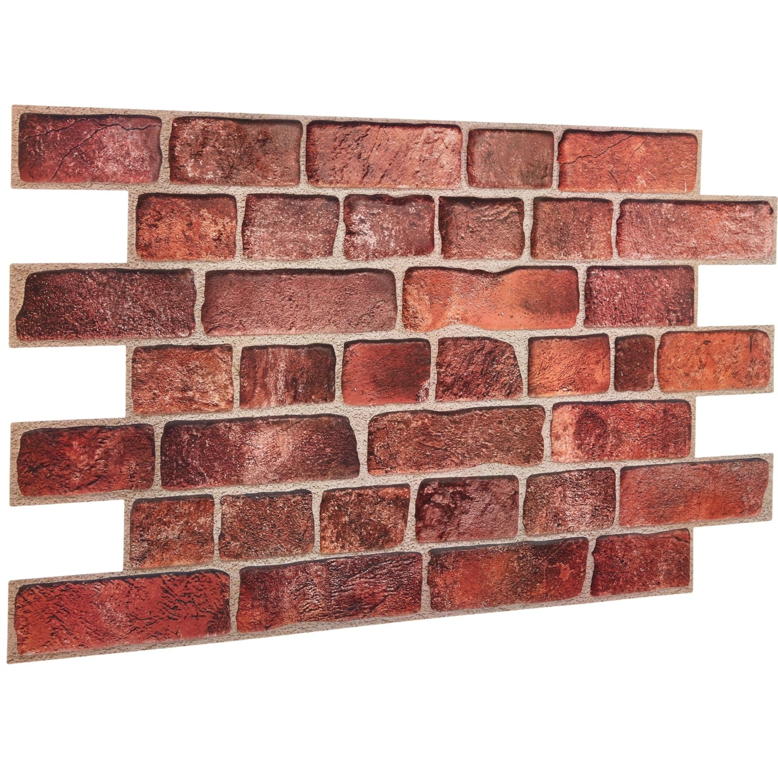 3D Faux Brick Wall Panels – 10 Sheets, 4.6 sqm – Decorative PVC Cladding