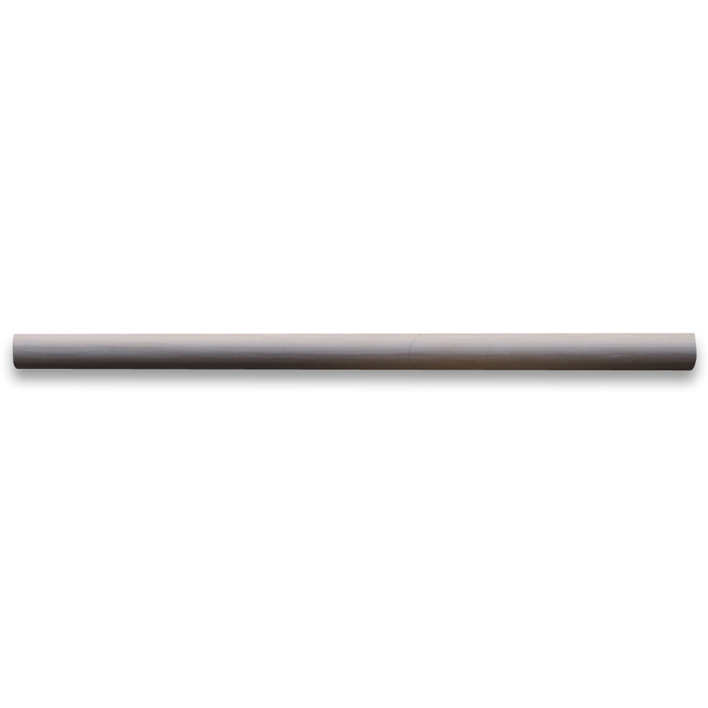 Y17H Athens Grey Marble Bullnose Pencil Liner Tile 5/8×12 Honed Haisa Dark