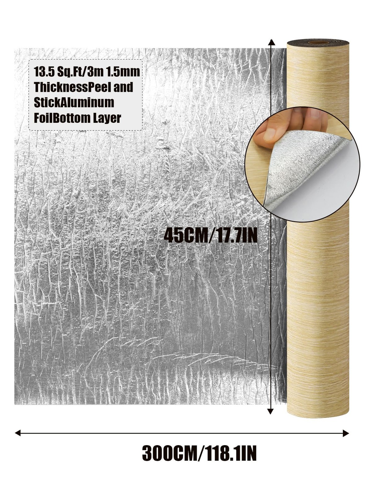 Luxury Thicken Wood Grain Peel and Stick Floor Tiles Self-Adhesive Vinyl Floo…