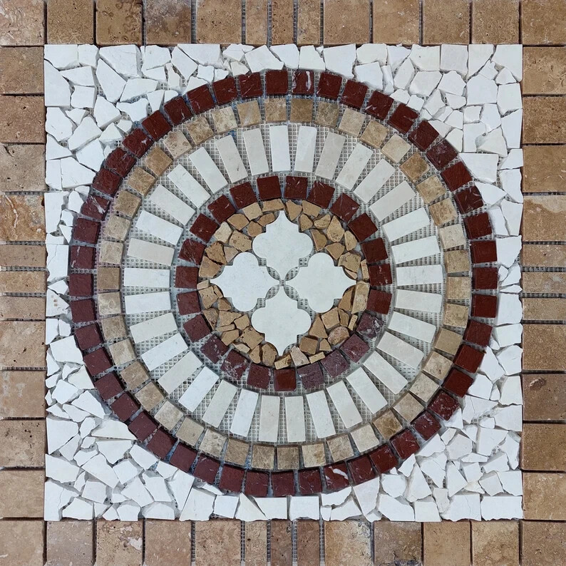 NEW DESIGN MOSAIC | Attractive & Stylish Art Marble Stone Mosaic | Square Shape