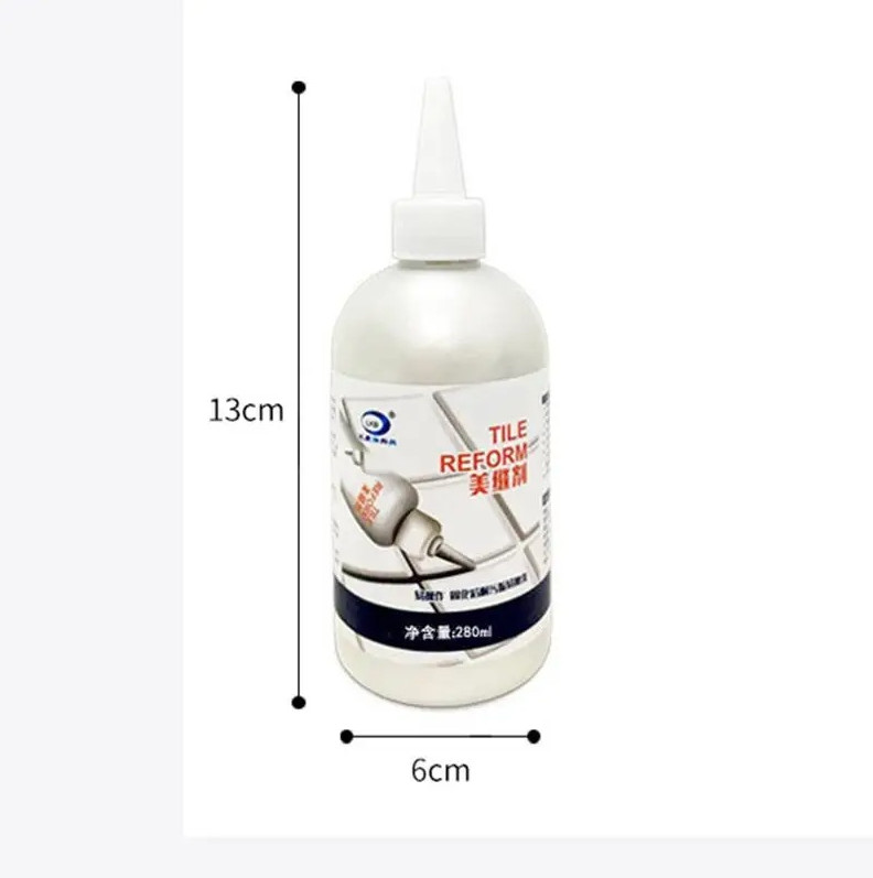 1pc 280ml Tile Gap Repair Agent Waterproof Grout Crack Filler Caulking Glue