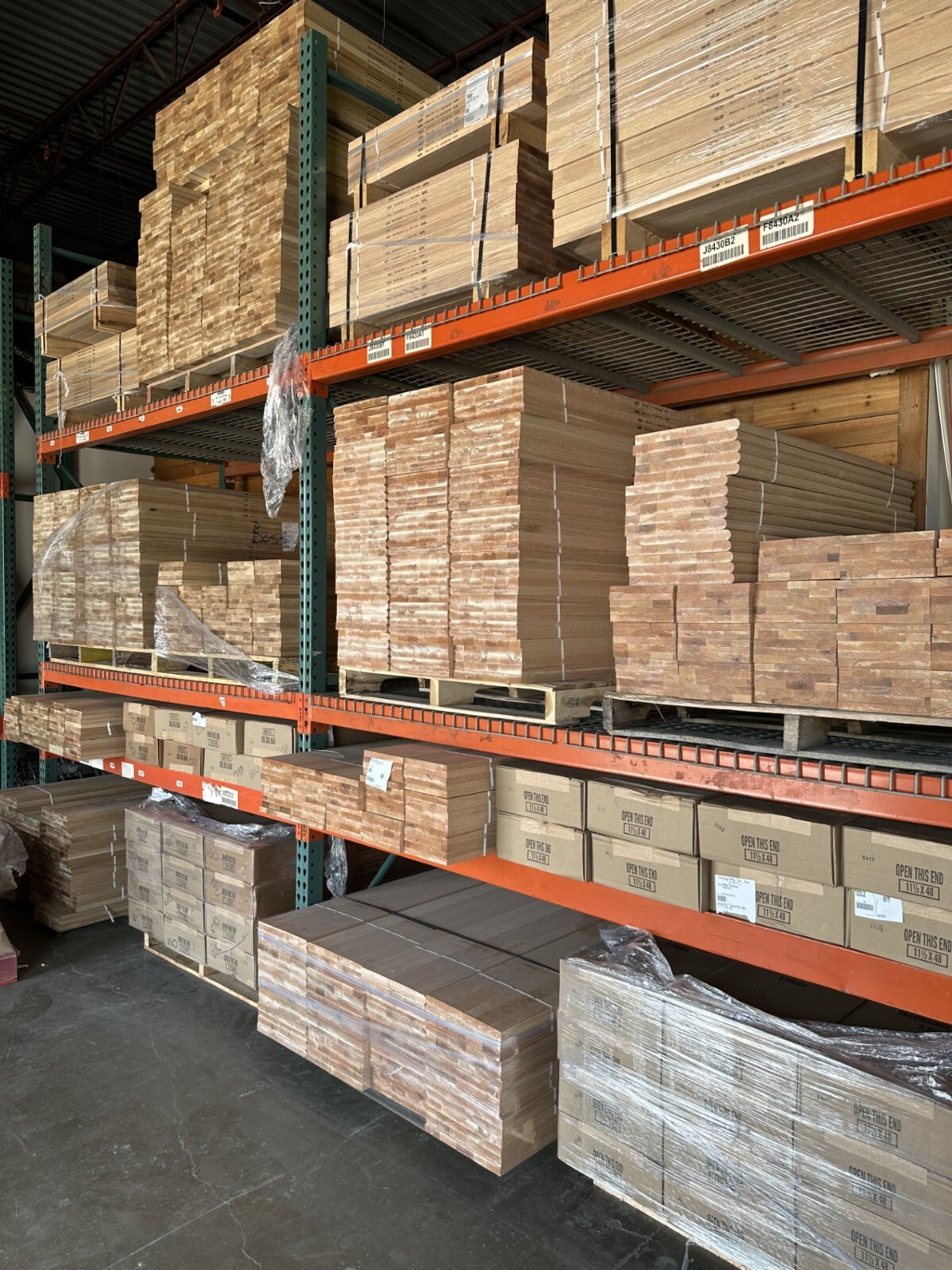 1″x11.5″x42″ Red Oak Stair Treads