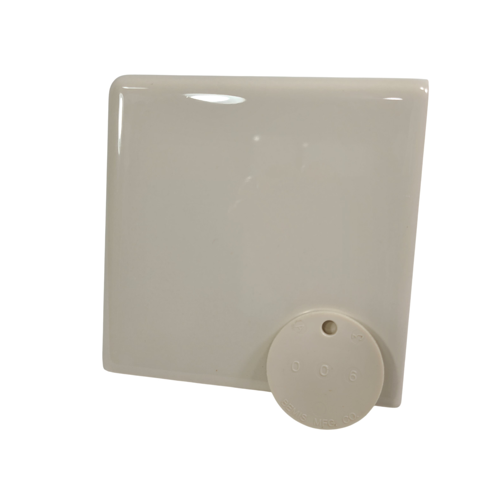 Beige Almond Bone 4.25 in Ceramic Tile Bullnose Shower Corner Subway Curved Edge