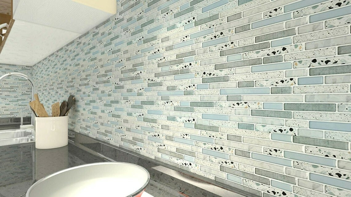 Art3d 10sheets Peel and Stick Brick Kitchen Backsplash Self-Adhesive Wall Tile