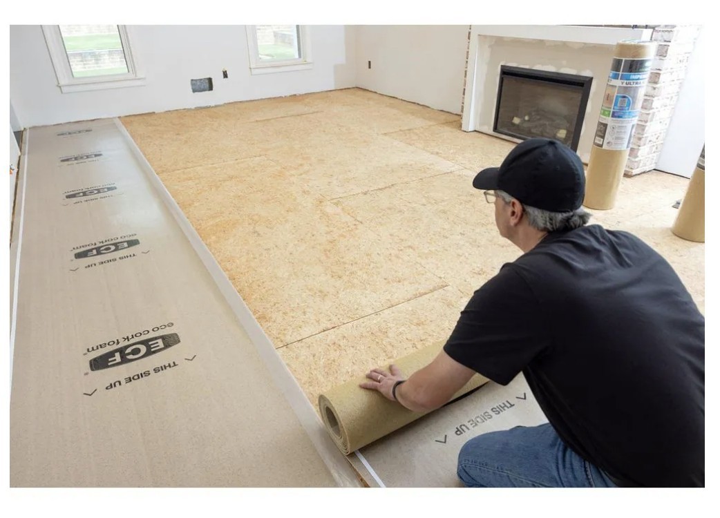 75sq ft NEW 3′ x 25’x 3.2 mm Waterproof Premium Plus Underlayment Plank Laminate