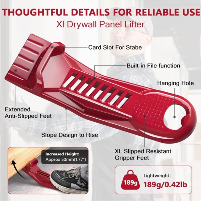 Pack of 2 Sturdy Steel Dry Wall Installation Tool for Efficient Projects