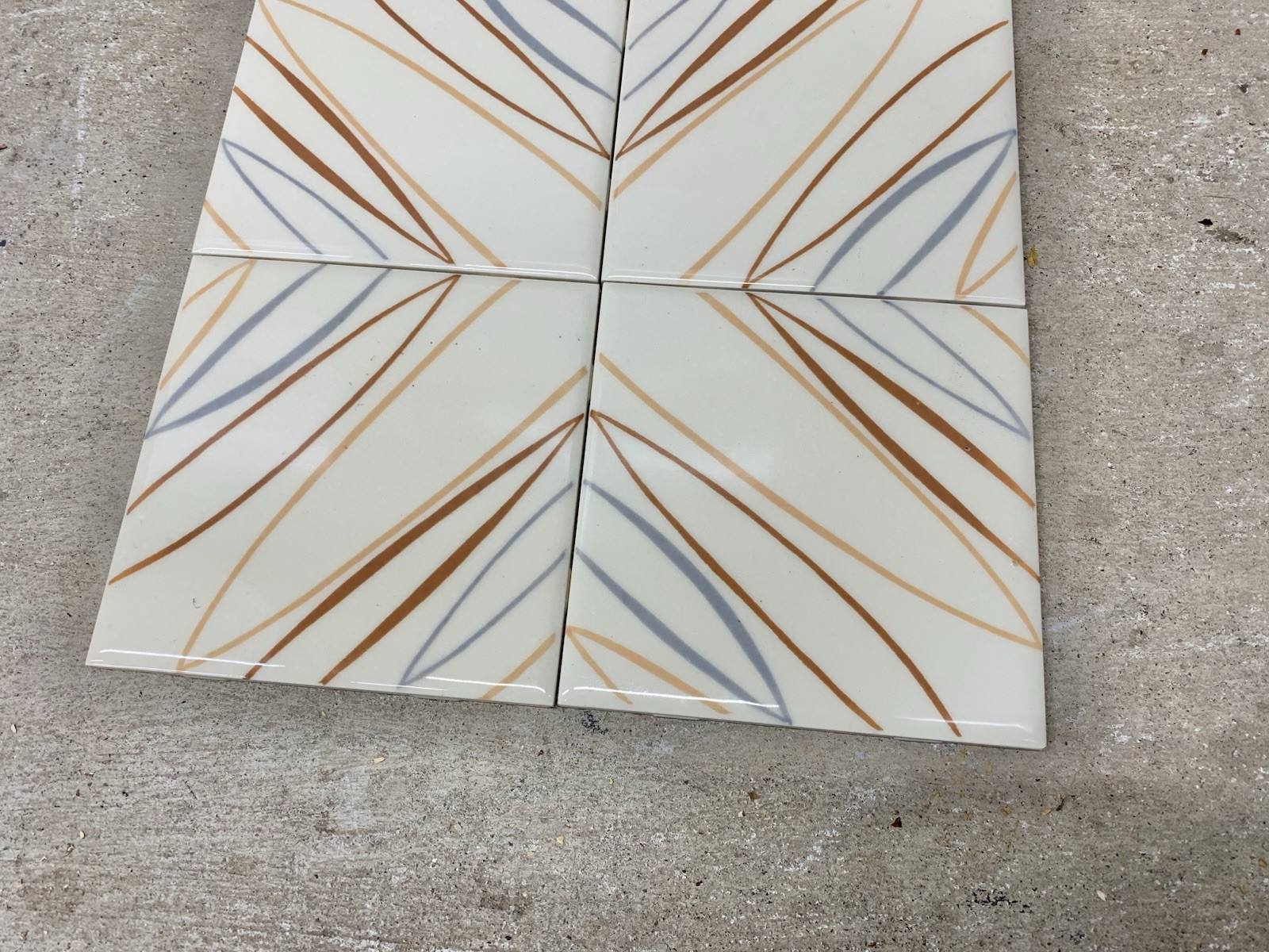 Vintage Mid Century Modern NOS Mosaic Tile Retro Kitchen Backsplash 1950’s Ohio