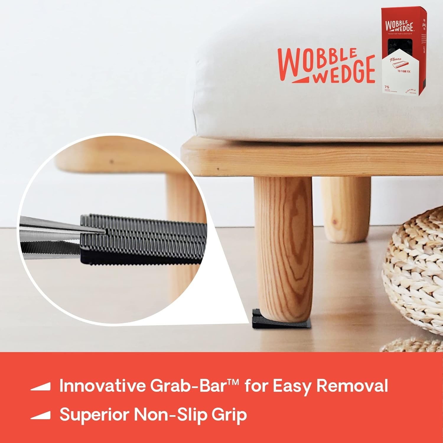 Wobble Wedges Plastic Shims Leveling Tools for Furniture Plates Home Improvement