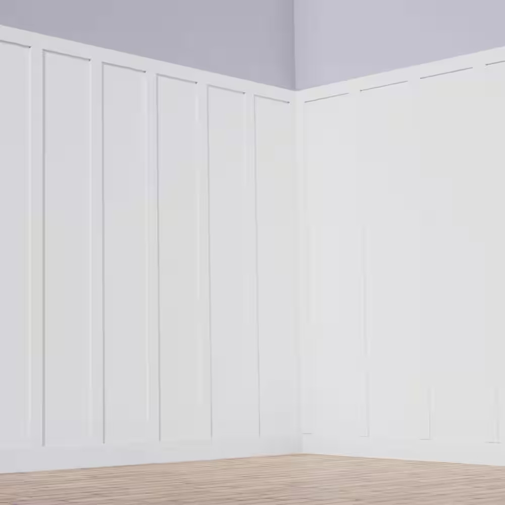 5/8 In. X 96 In. X 104 In. Expanded Cellular PVC Classic Shaker Moulding Kit (Fo