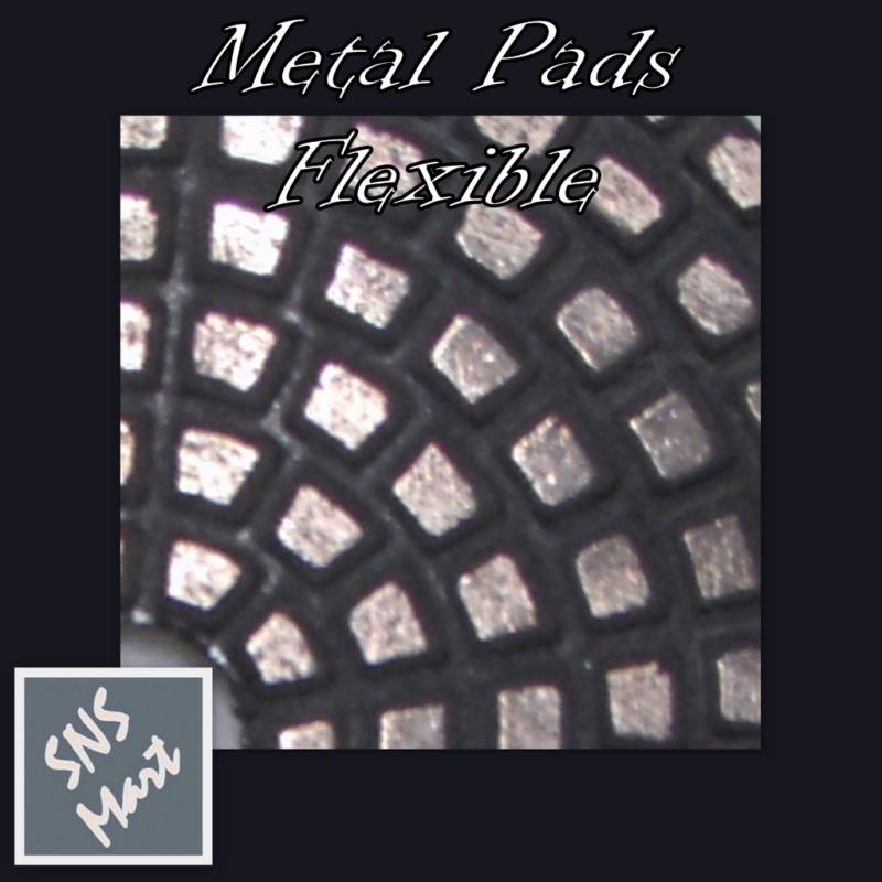 4″ PREMIUM DIAMOND METAL POLISHING PAD Set : Pick Grits
