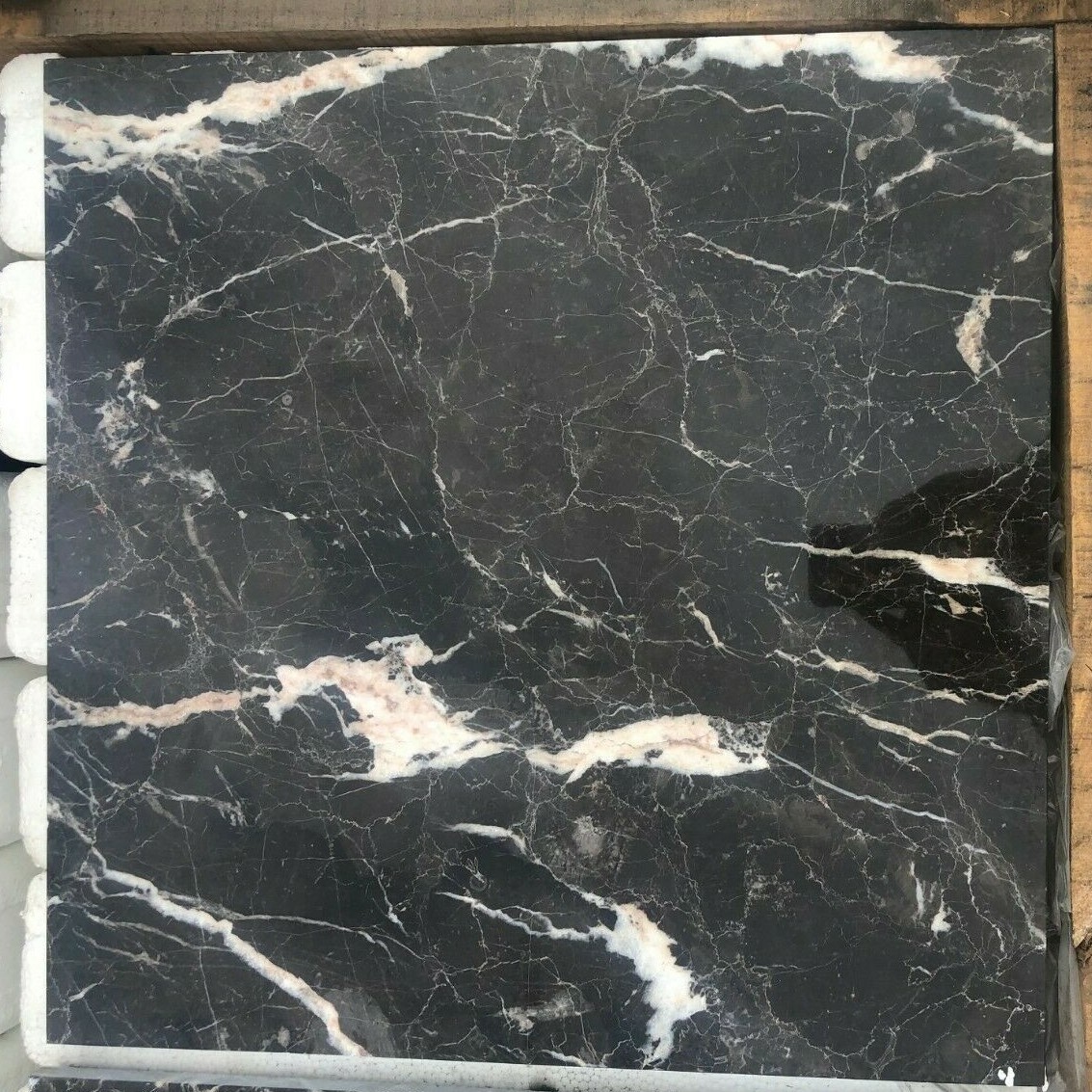Tile Emperedor Dark Marble Remodel Stone About 3×3 SAMPLE PIECE TS-25
