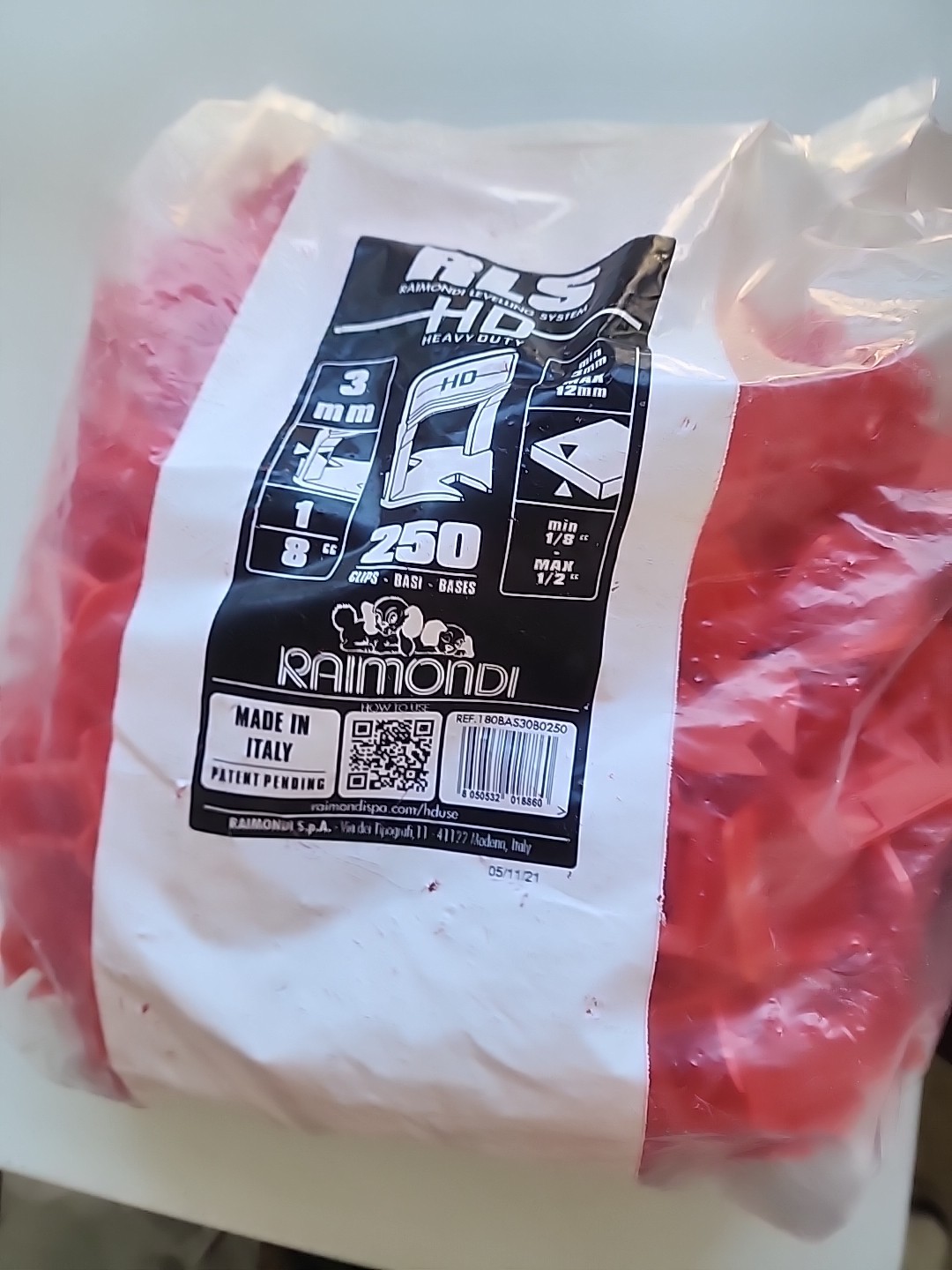 RSL HD Clips 3MM / 1/8 Inch 250 Count Bag Brand New In Package