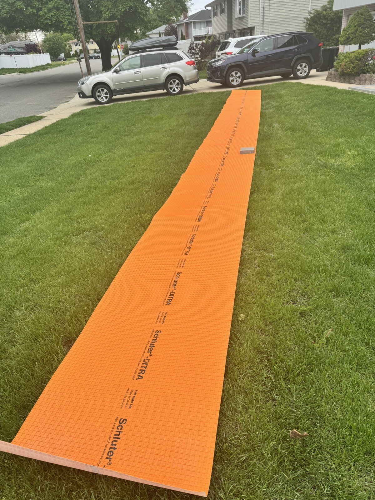 Schluter DITRA Waterproof Uncoupling Membrane 42’ x 39” Approx 136 square feet