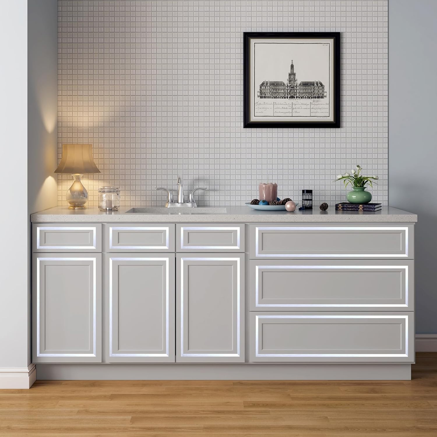 Durable Peel & Stick Stainless Steel Trim – Effortless Installation & Chic Look