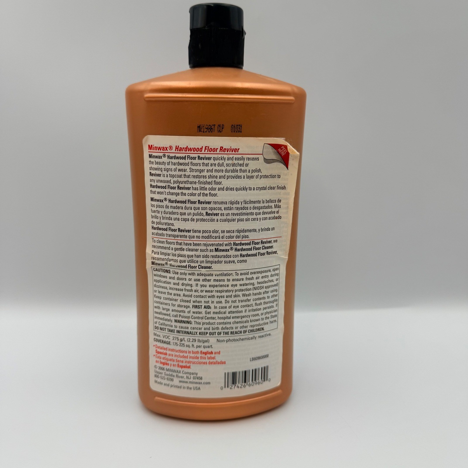 Minwax Hardwood Floor Reviver Low Gloss Polyurethane 32 fl oz Clear Finish